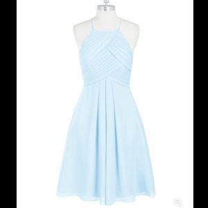 Azazie Adriana Sky Blue Bridesmaid Dress